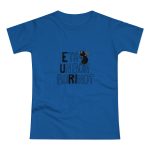 Camiseta mujer punto liso - Azul royal intenso - Camiseta «Ets un bon borinot»