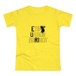 Camiseta mujer punto liso - Amarillo solar - Camiseta «Ets un bon borinot»