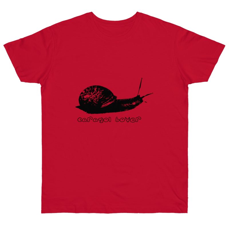 Camiseta punto liso - Rojo profundo - Camiseta Caragol Bover Cans