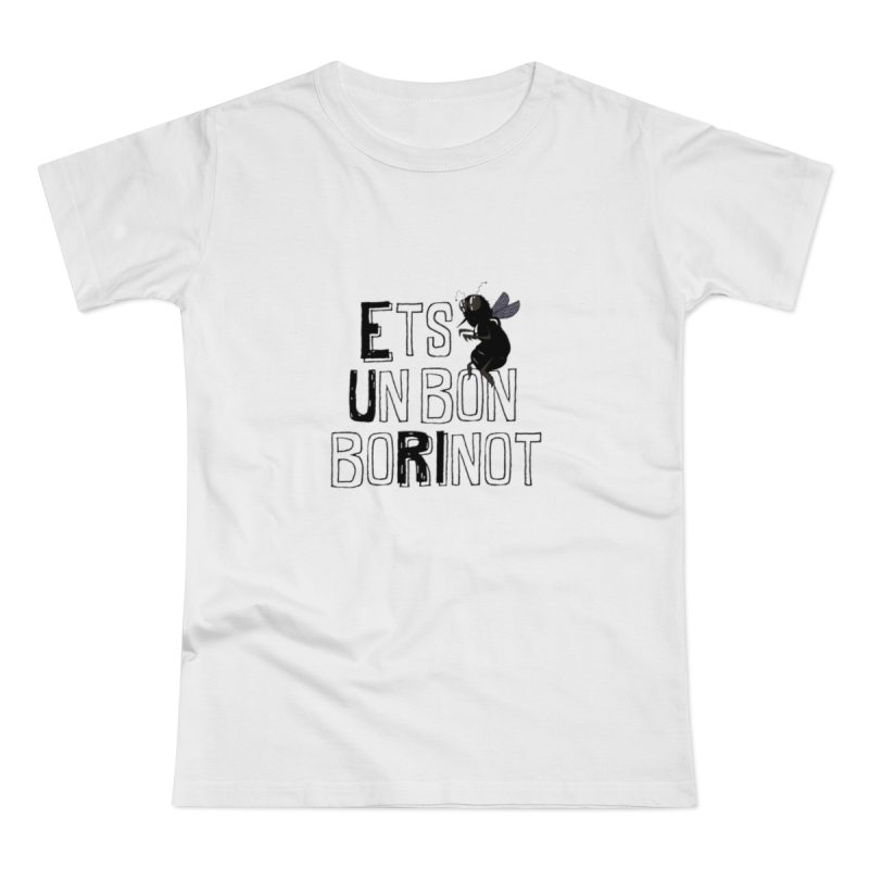 Camiseta mujer punto liso - Blanco - Camiseta «Ets un bon borinot»