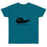 Camiseta punto liso - Azul diva - Camiseta Caragol Bover Cans Camiseta punto liso - Azul diva - Camiseta Caragol Bover Cans