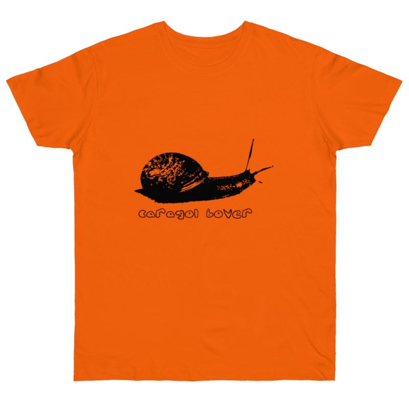 Camiseta punto liso - Naranja - Camiseta Caragol Bover Cans