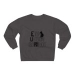 Sudadera cuello redondo premium - Antracita - Camiseta «Ets un bon borinot»