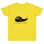Camiseta punto liso - Amarillo solar - Camiseta Caragol Bover Cans Camiseta punto liso - Amarillo solar - Camiseta Caragol Bover Cans