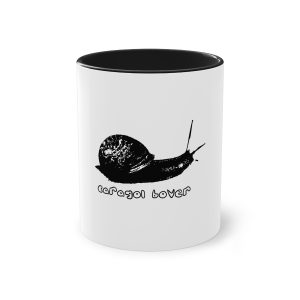 Taza bicolor - Negro - Camiseta Caragol Bover Cans