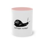 Taza bicolor - Rosa - Camiseta Caragol Bover Cans