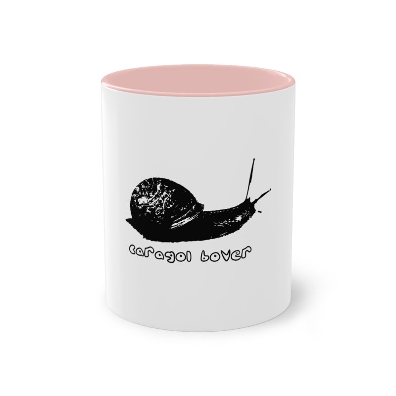 Taza bicolor - Rosa - Camiseta Caragol Bover Cans