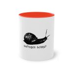 Taza bicolor - Rojo - Camiseta Caragol Bover Cans