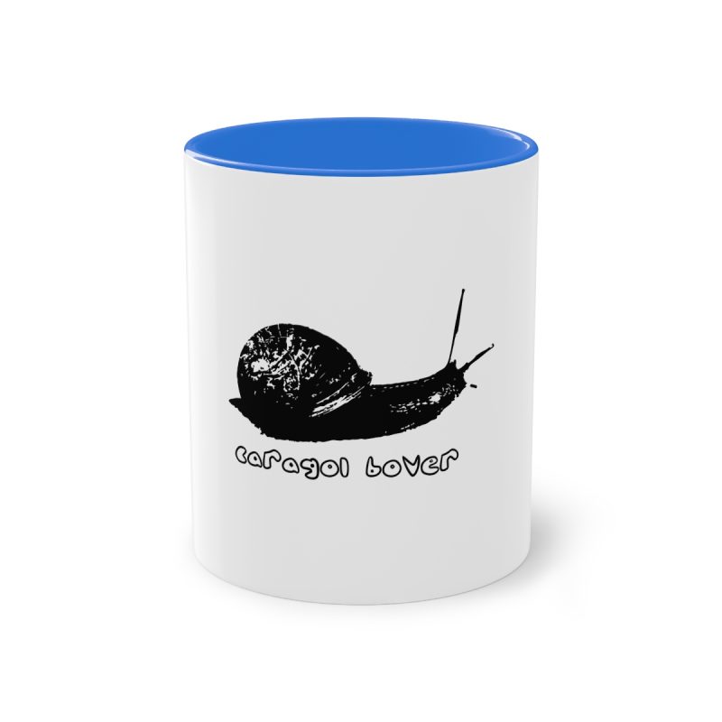 Taza bicolor - Azul Cambridge - Camiseta Caragol Bover Cans