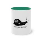 Taza bicolor - Verde oscuro - Camiseta Caragol Bover Cans