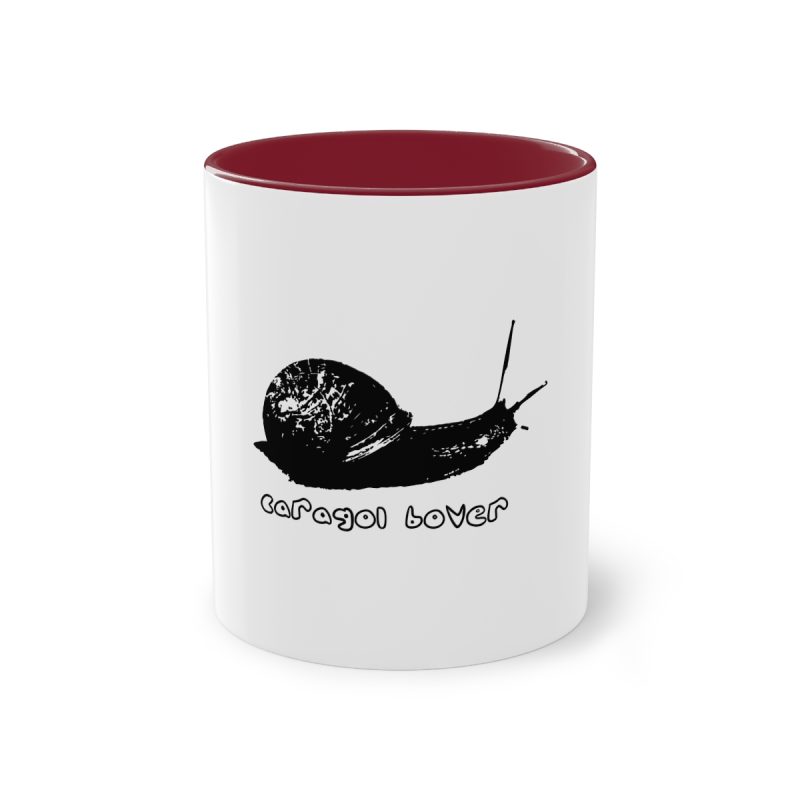 Taza bicolor - Granate - Camiseta Caragol Bover Cans