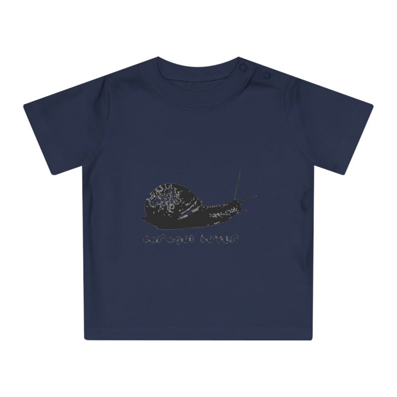 Camiseta de bebe - Azul marino nautico - Camiseta Caragol Bover Cans