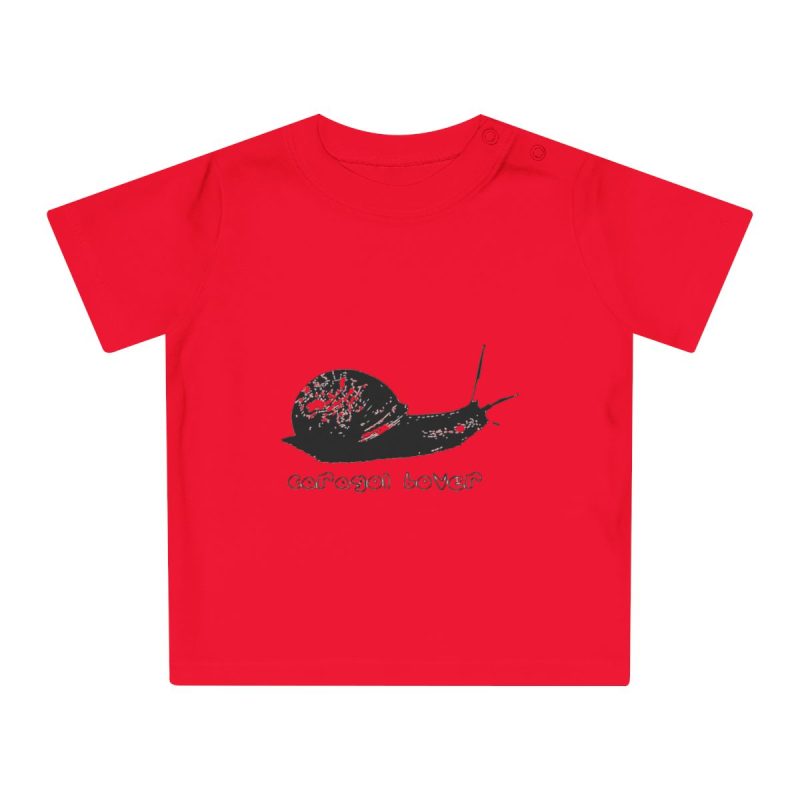 Camiseta de bebe - Rojo - Camiseta Caragol Bover Cans