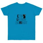 Camiseta punto liso - Azul atolon - Camiseta «Ets un bon borinot»