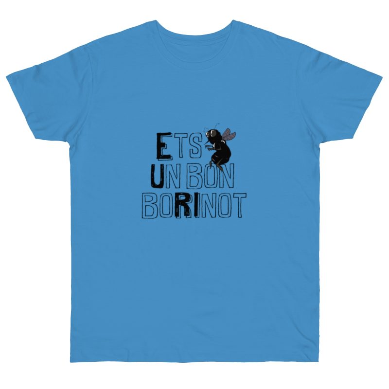 Camiseta punto liso - Azul celeste - Camiseta «Ets un bon borinot»