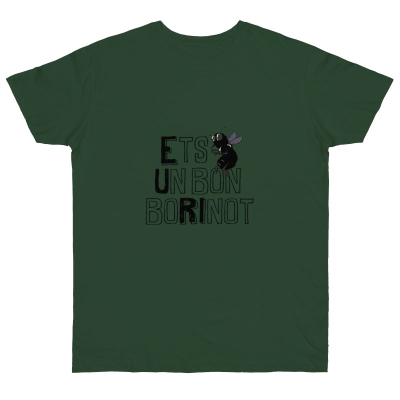 Camiseta punto liso - Verde botella - Camiseta «Ets un bon borinot»