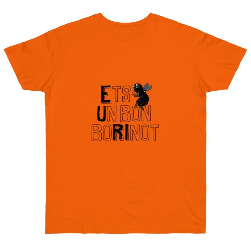 Camiseta punto liso - Naranja - Camiseta «Ets un bon borinot»