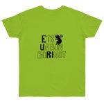 Camiseta punto liso - Verde orquidea - Camiseta «Ets un bon borinot»