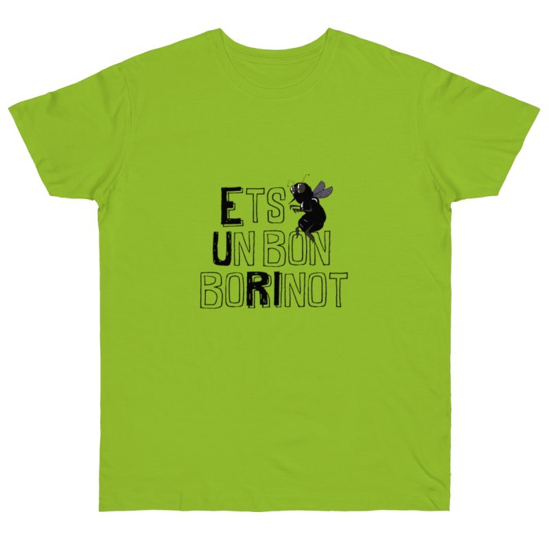 Camiseta punto liso - Verde orquidea - Camiseta «Ets un bon borinot»