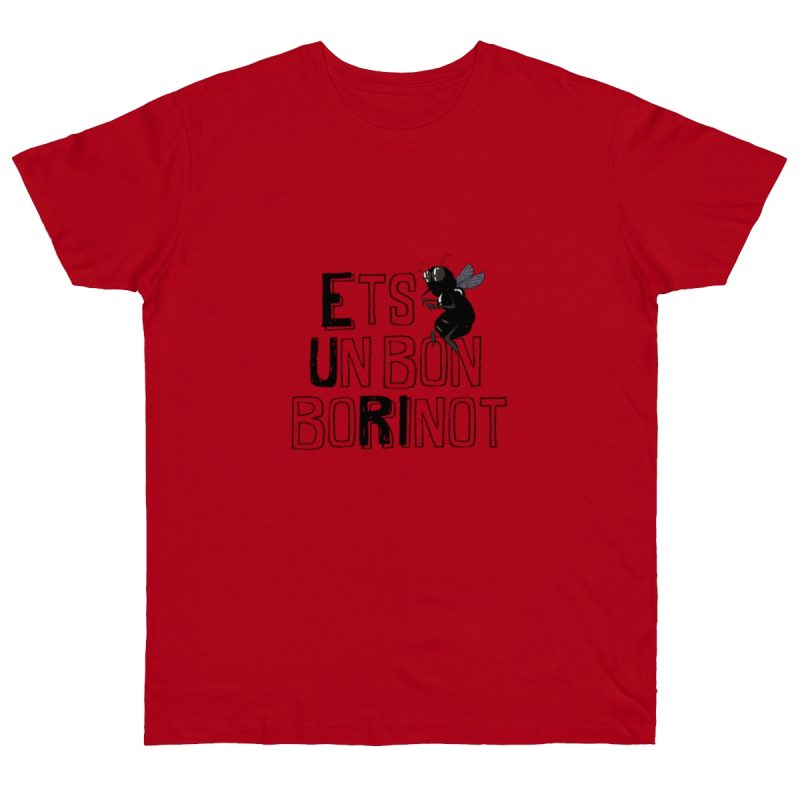 Camiseta punto liso - Rojo - Camiseta «Ets un bon borinot»