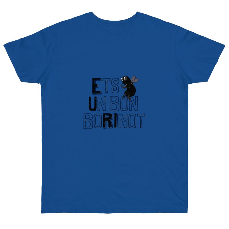 Camiseta punto liso - Azul royal intenso - Camiseta «Ets un bon borinot»