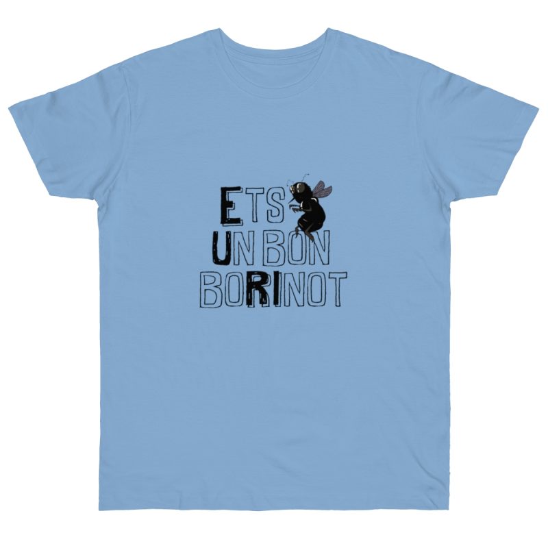 Camiseta punto liso - Azul cielo - Camiseta «Ets un bon borinot»