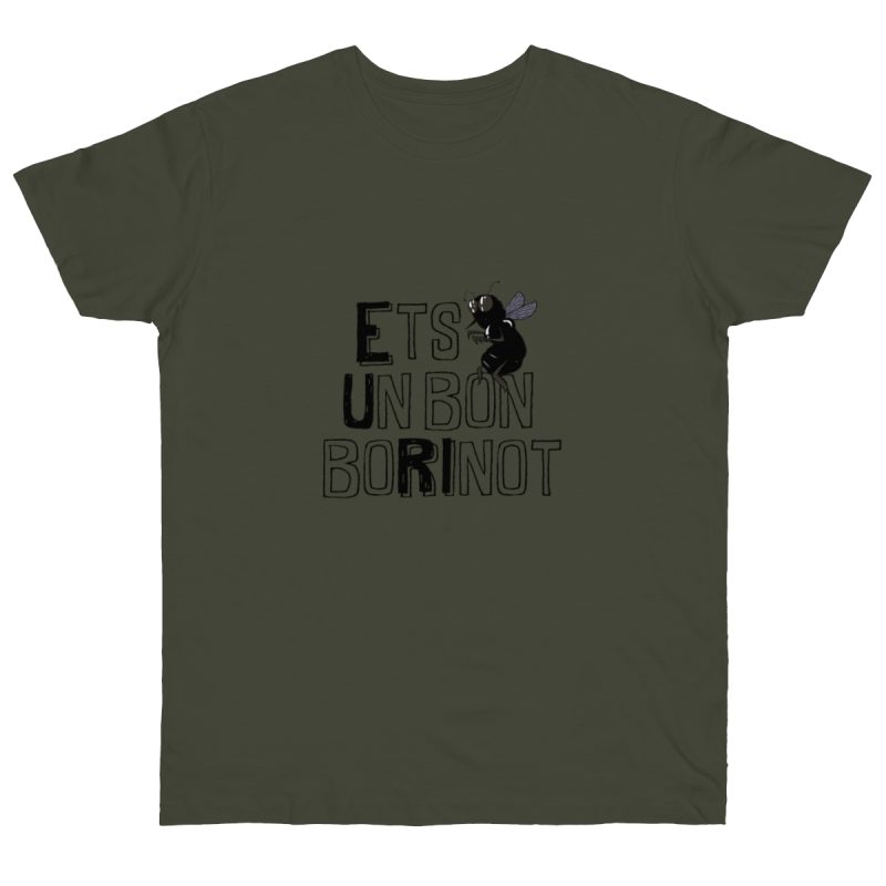 Camiseta punto liso - Caqui urbano - Camiseta «Ets un bon borinot»