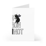Tarjetas de felicitacion (7 uds.) - Camiseta «Ets un bon borinot»