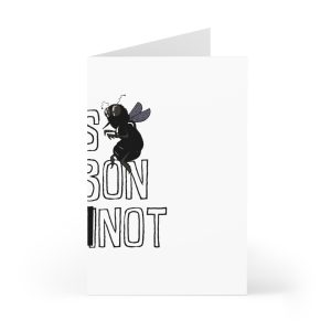 Tarjetas de felicitacion (7 uds.) - Camiseta «Ets un bon borinot»