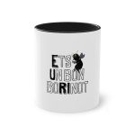 Taza bicolor - Negro - Camiseta «Ets un bon borinot» Taza bicolor - Negro - Camiseta «Ets un bon borinot»