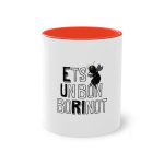 Taza bicolor - Rojo - Camiseta «Ets un bon borinot» Taza bicolor - Rojo - Camiseta «Ets un bon borinot»
