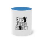 Taza bicolor - Azul claro - Camiseta «Ets un bon borinot» Taza bicolor - Azul claro - Camiseta «Ets un bon borinot»