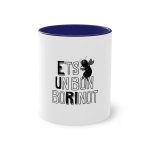 Taza bicolor - Azul oscuro - Camiseta «Ets un bon borinot» Taza bicolor - Azul oscuro - Camiseta «Ets un bon borinot»