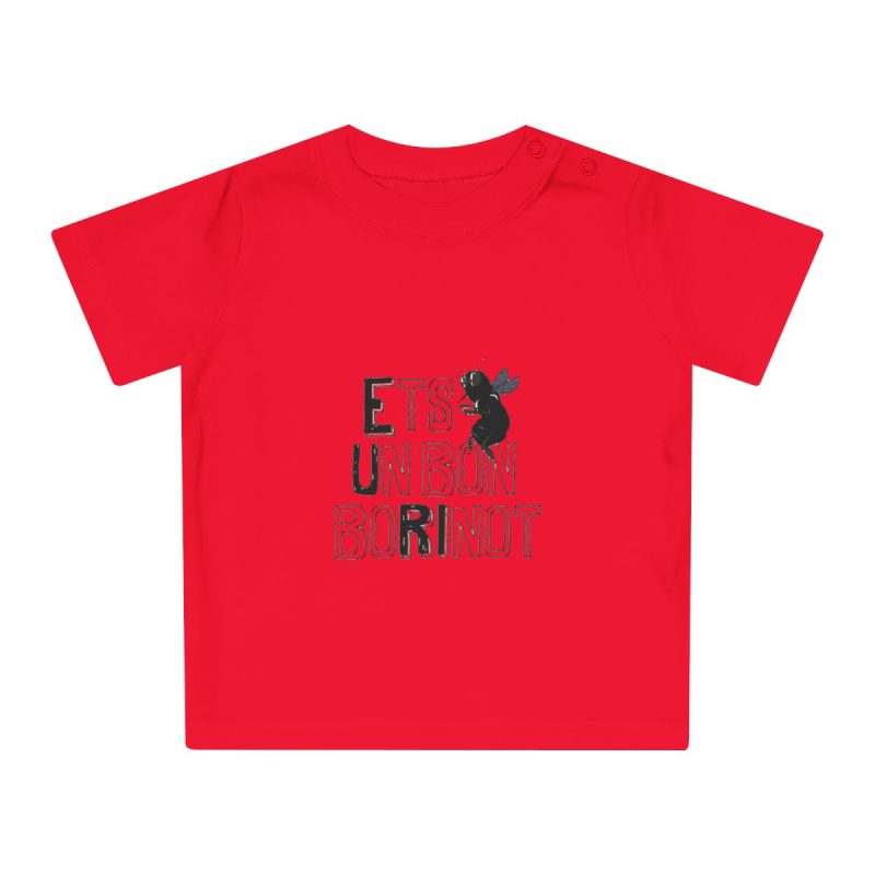 Camiseta de bebe - Rojo - Camiseta «Ets un bon borinot»