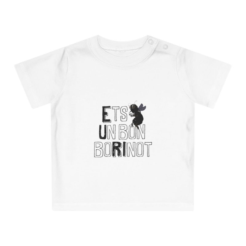 Camiseta de bebe - Blanco - Camiseta «Ets un bon borinot»