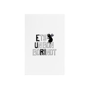 Cartel de metacrilato con soporte - Camiseta «Ets un bon borinot»