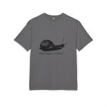 Camiseta oversize gruesa - Gris marengo jaspeado - Camiseta Caragol Bover Cans Camiseta oversize gruesa - Gris marengo jaspeado - Camiseta Caragol Bover Cans