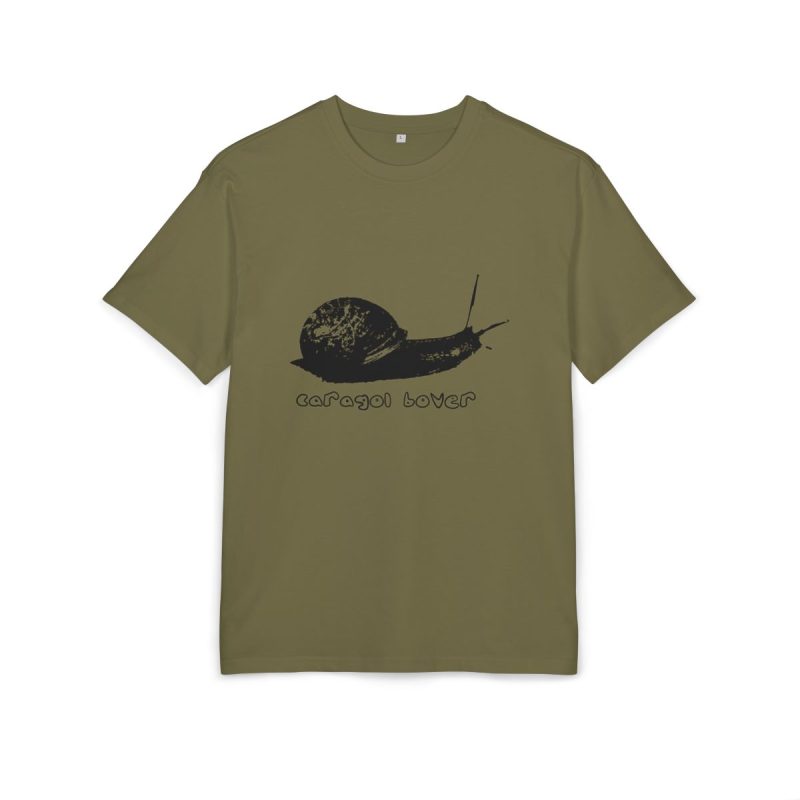 Camiseta oversize gruesa - Verde oliva - Camiseta Caragol Bover Cans