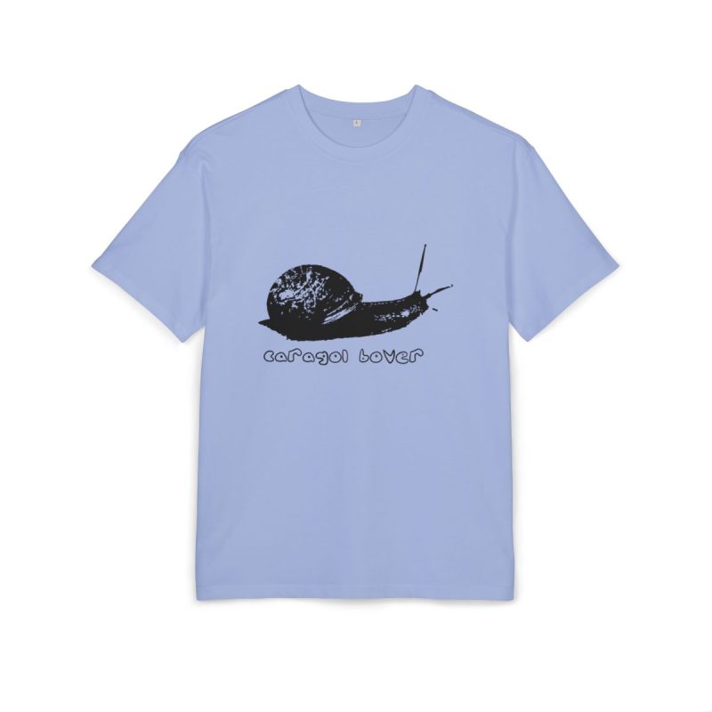 Camiseta oversize gruesa - Azul violeta - Camiseta Caragol Bover Cans