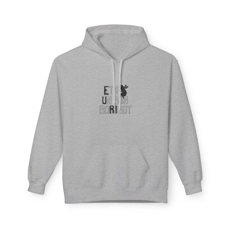 Sudadera Softstyle con capucha - Gris deportivo - Camiseta «Ets un bon borinot»