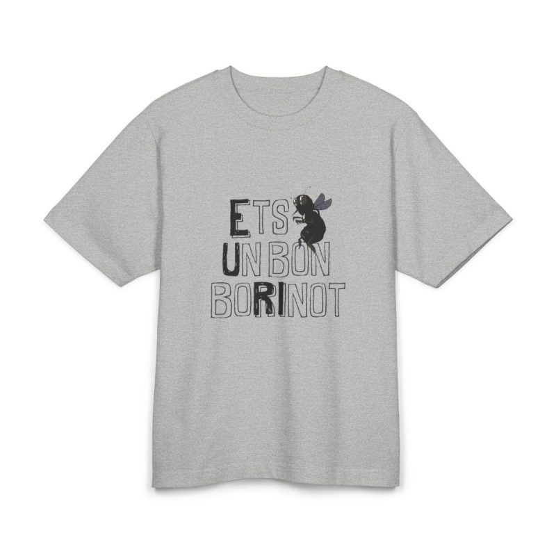 Camiseta Freestyler tacto seco - Gris jaspeado claro - Camiseta «Ets un bon borinot»