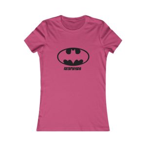 Camiseta mujer Favorite - Frambuesa - Rata Pinyada Batman