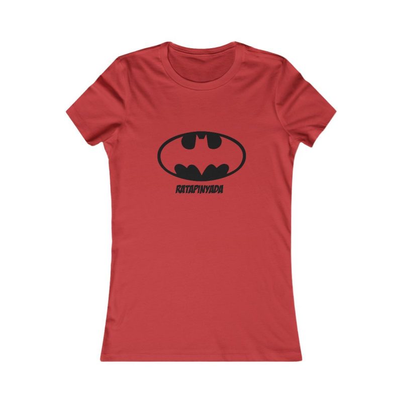 Camiseta mujer Favorite - Rojo - Rata Pinyada Batman