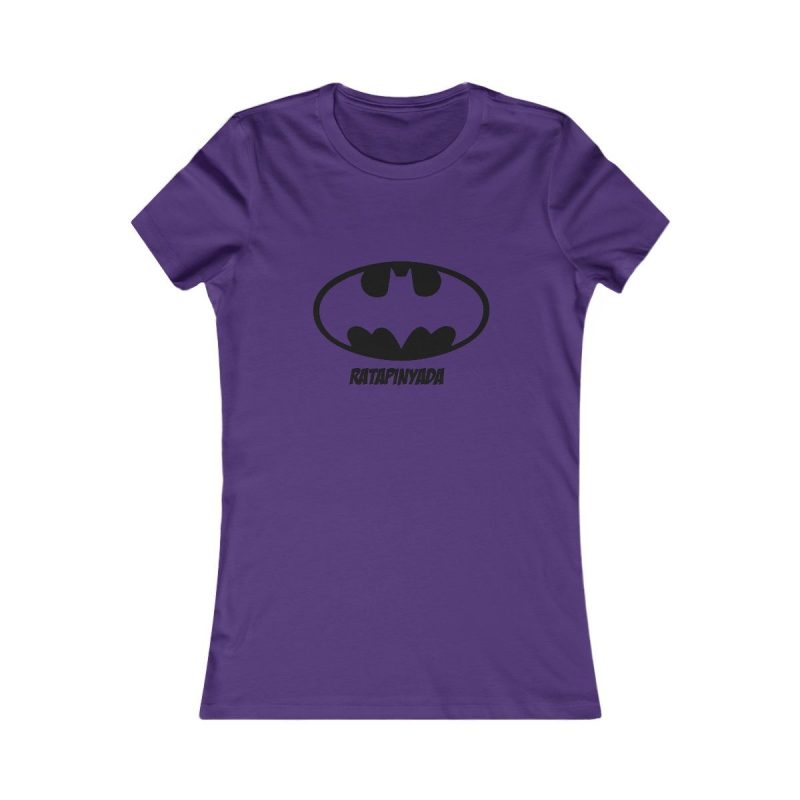 Camiseta mujer Favorite - Morado equipo - Rata Pinyada Batman