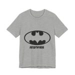 Camiseta jersey manga corta - Gris jaspeado - Rata Pinyada Batman Camiseta jersey manga corta - Gris jaspeado - Rata Pinyada Batman