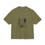 Camiseta box ultra gruesa - Verde oliva - Camiseta «Ets un bon borinot»