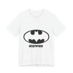 Camiseta jersey manga corta - Blanco - Rata Pinyada Batman Camiseta jersey manga corta - Blanco - Rata Pinyada Batman