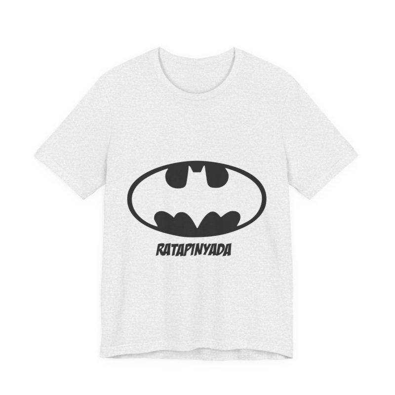 Camiseta jersey manga corta - Gris ceniza - Rata Pinyada Batman