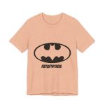 Camiseta jersey manga corta - Melocoton jaspeado - Rata Pinyada Batman Camiseta jersey manga corta - Melocoton jaspeado - Rata Pinyada Batman
