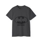 Camiseta ultra algodon - Gris oscuro jaspeado - Rata Pinyada Batman Camiseta ultra algodon - Gris oscuro jaspeado - Rata Pinyada Batman